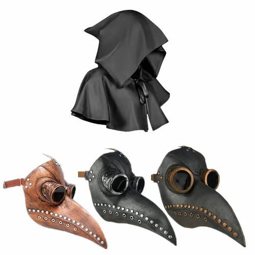 Plague doctor mask cloak - mask,