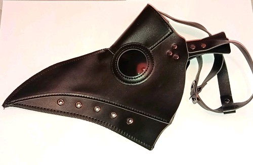 Black faux leather - faux, steampunk