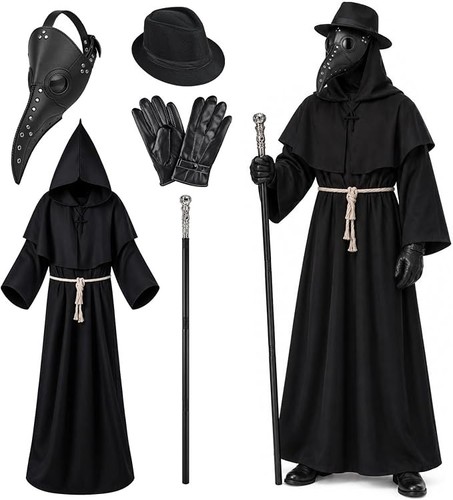 Plague doctor outfit - outfit,, 7pcs