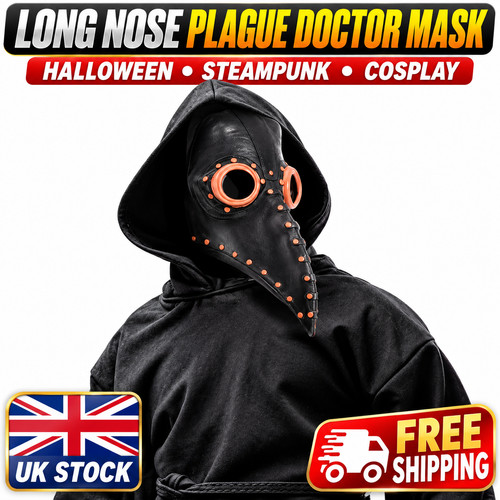 Plague doctor mask long nose - mask,