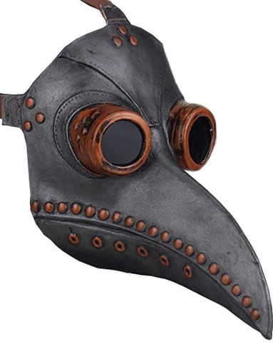 Plague doctor bird mask long - plague,