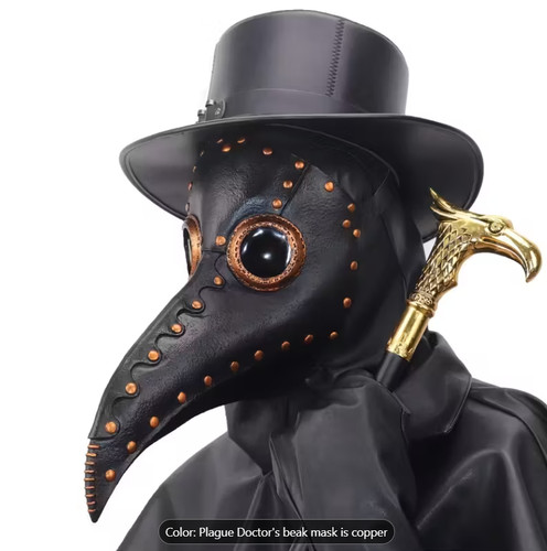 Steampunk plague doctor mask - plague,