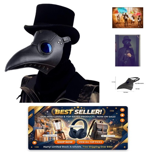 Plague doctor mask halloween - plague,