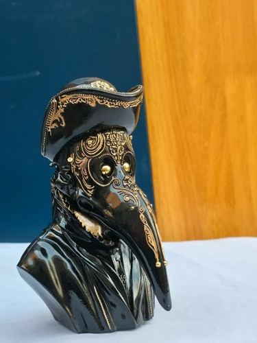 Elegant plague doctor bust - plague,