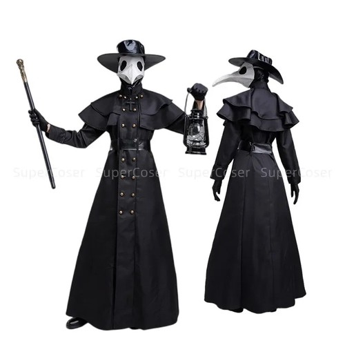Halloween medieval hooded robe - halloween,
