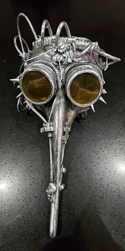 Silver steampunk plague - silver, doctor