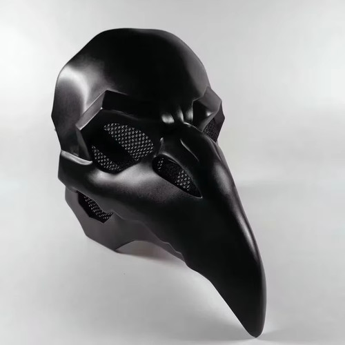 Punk crow mask - punk, costume