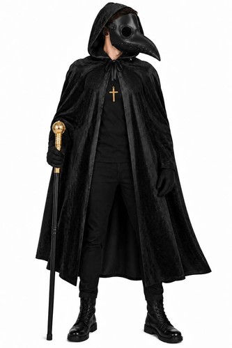 Adults black plague - plague, doctor