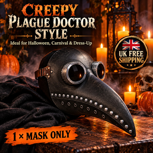 Plague doctor mask long - doctor, nose