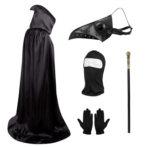 Plague doctor costume set - plague,