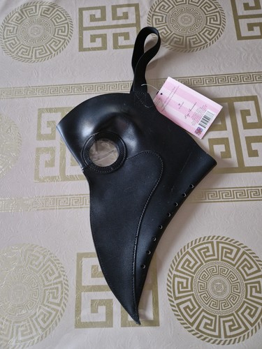 Faux leather plague doctor - faux,